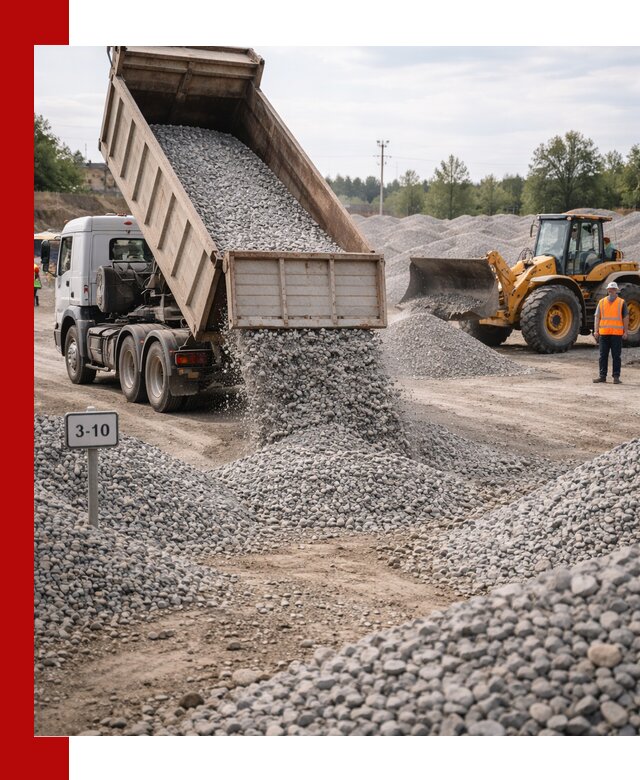 Гранитный щебень фракции 3–10: доставка и продажа в Барнауле