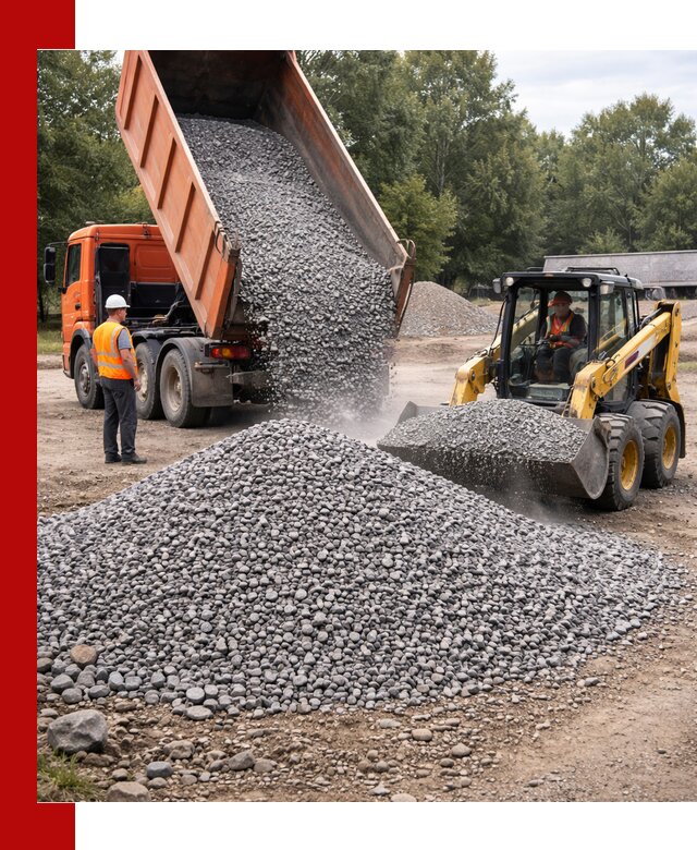 Купить гранитный щебень фракции 5–10 в Барнауле с доставкой