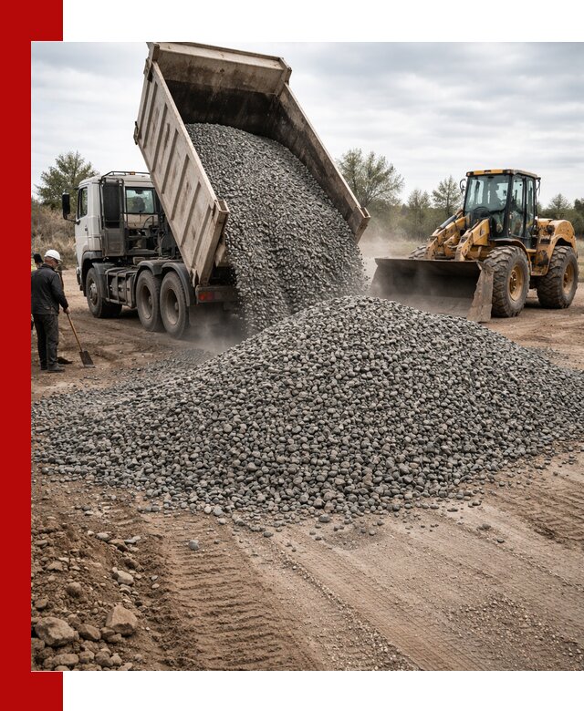 Гранитный щебень фракция 10-20 с доставкой в Барнауле