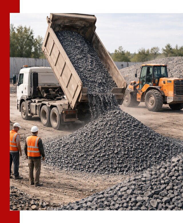 Доставка и продажа щебня габбро-диабаза в Барнауле