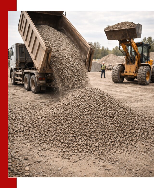 Гравийный щебень фракция 3–10 с доставкой в Барнауле