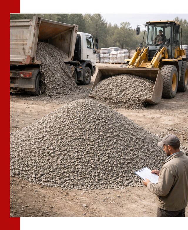 Гравийный щебень фракция 5–10 с доставкой в Барнауле