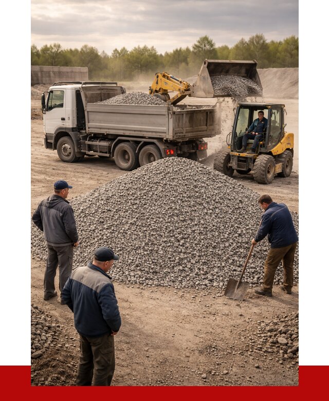 Гравийный щебень фракция 5-20 в Барнауле от 2428 р. ПРОНЕРУДБрн