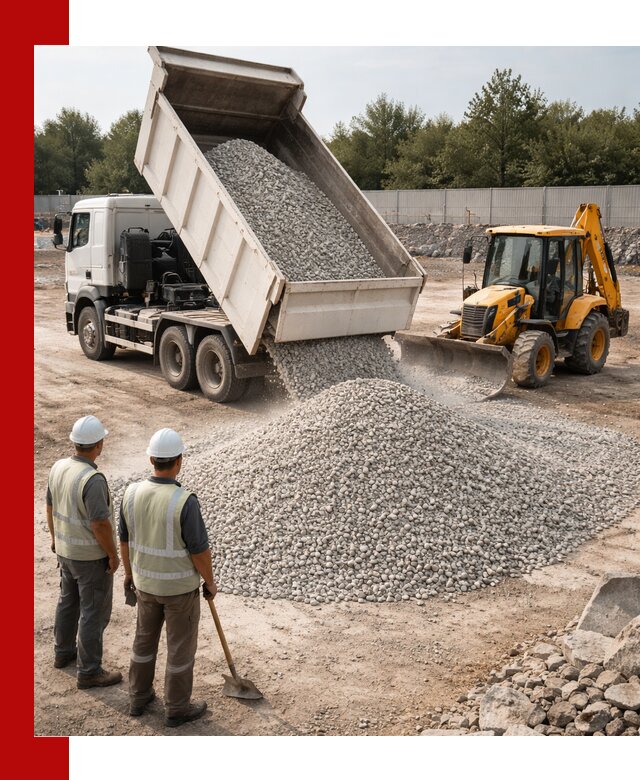 Купить известняковый щебень фракции 5–10 мм с доставкой в Барнауле