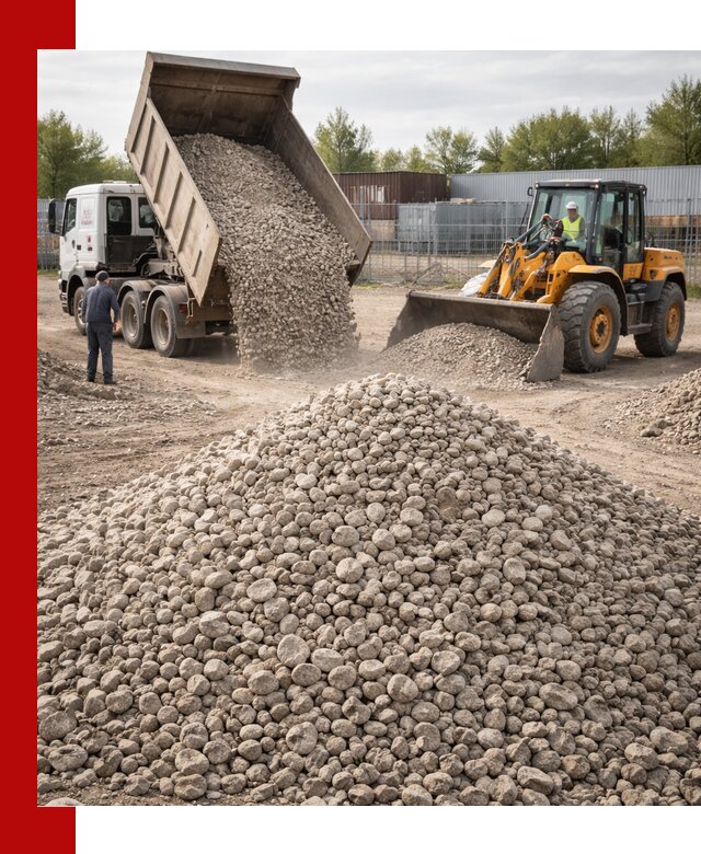 Доломитовый щебень фракции 20–41 с доставкой в Барнауле