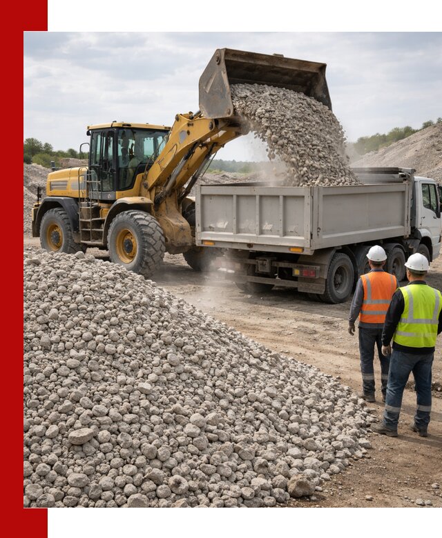 Доломитовый щебень фракция 40–71 доставка и продажа в Барнауле