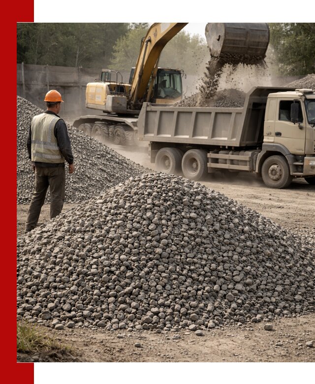 Шлаковый щебень фракция 5-20 с доставкой в Барнауле
