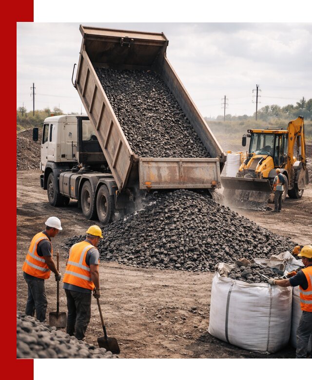 Шлаковый щебень фракция 40-70 с доставкой в Барнауле