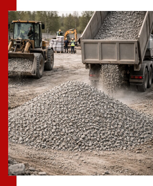 Вторичный щебень фракции 5-20 в Барнауле — доставка и продажа крупнотоннажно