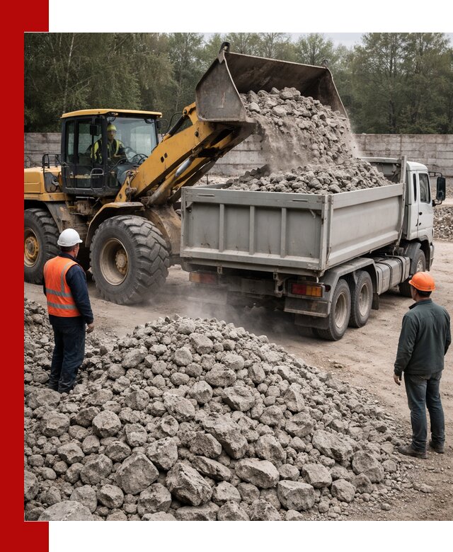 Вторичный щебень фракция 70–150 в Барнауле с доставкой