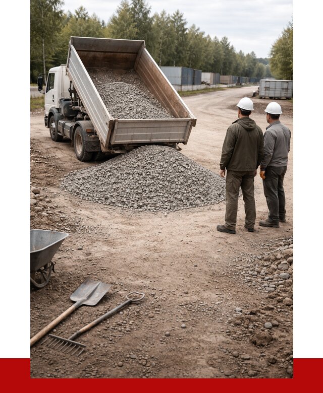 Бетонный щебень фракция 5-20 в Барнауле от 3237 р., ПРОНЕРУДБрн