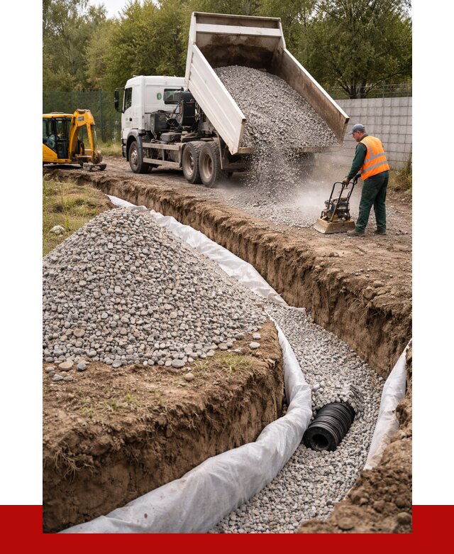Щебень для дренажа в Барнауле от 1871 р., ПРОНЕРУДБрн доставка