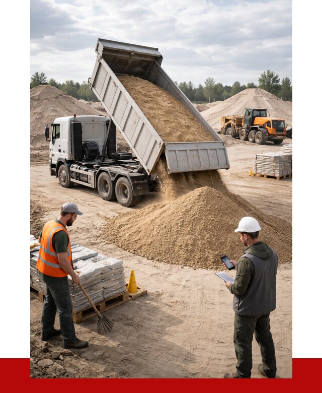 Карьерный песок с доставкой в Барнауле от 3642 р. ПРОНЕРУДБрн