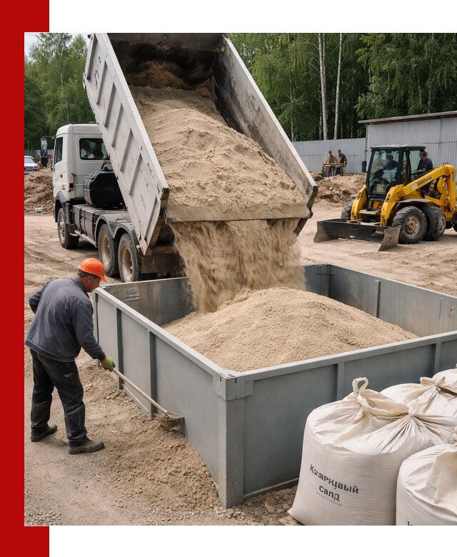 Кварцевый песок для фильтра в Барнауле — доставка и качество