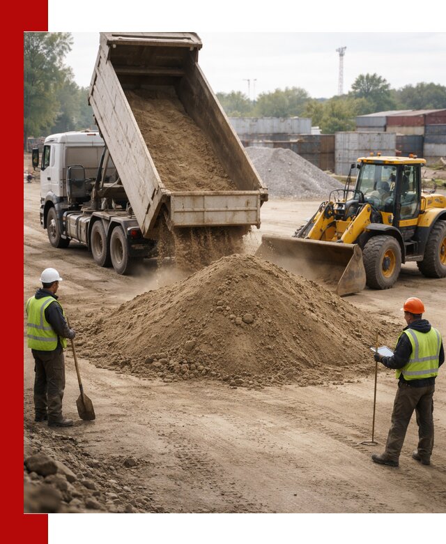 Доставка и продажа пескогрунта оптом и в розницу в Барнауле