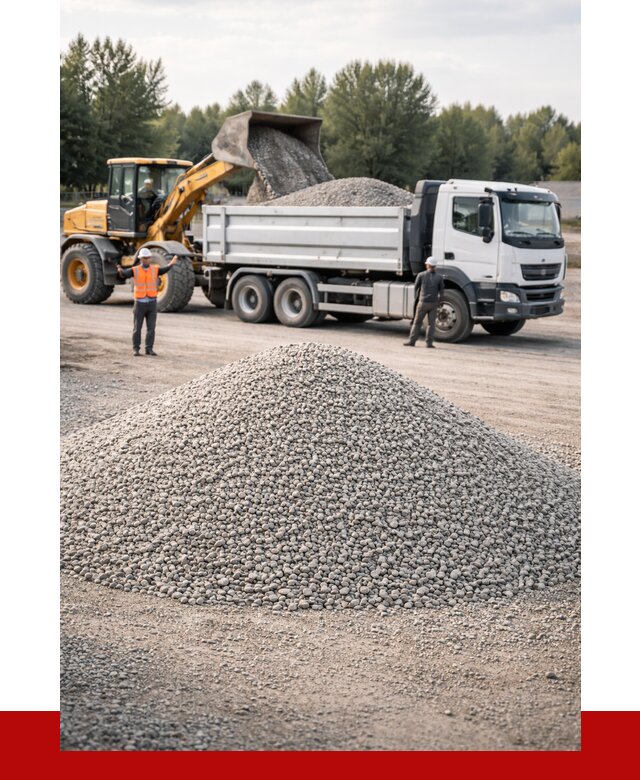 Купить мытый гравий в Барнауле от 3541 р, доставка ПРОНЕРУДБрн