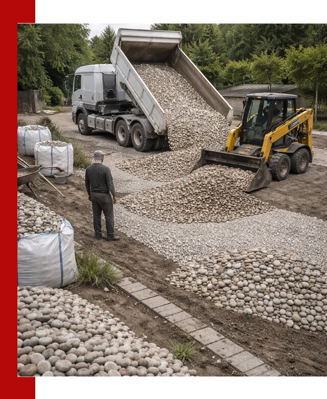 Доставка морской гальки оптом и в розницу в Барнауле