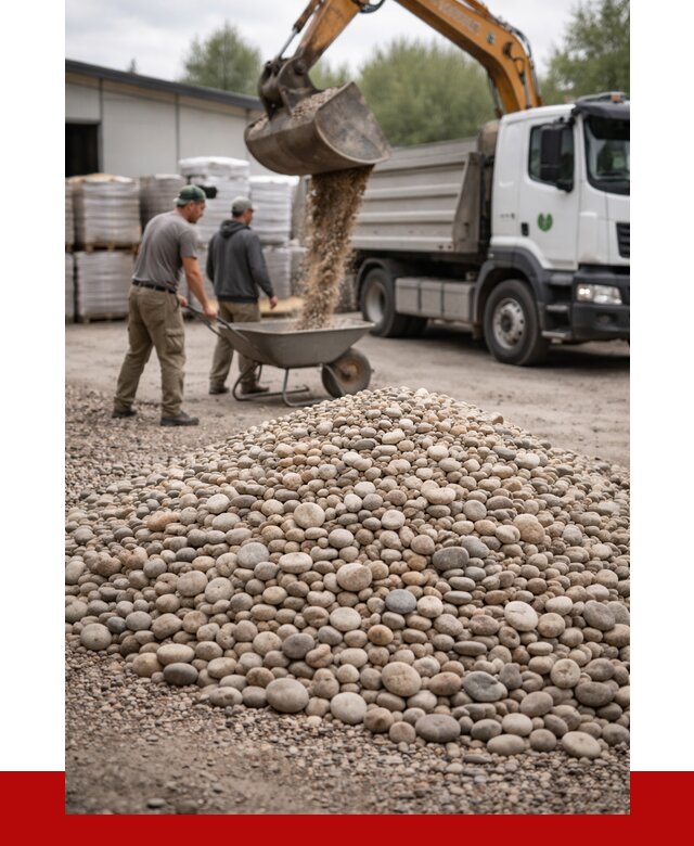 Галька декоративная в Барнауле от 3237 р. за куб | ПРОНЕРУДБрн