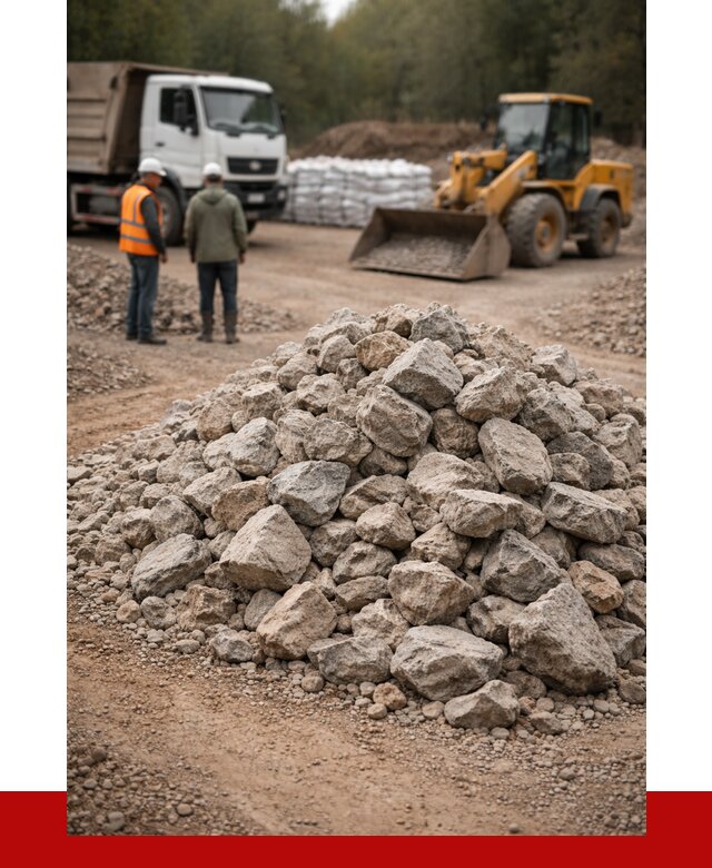 Купить бутовый камень с доставкой в Барнауле от 2327 р. | ПРОНЕРУДБрн