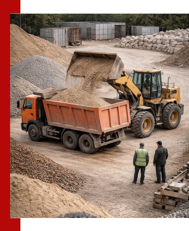 Доставка сыпучих смесей и смесей для стройки в Барнауле