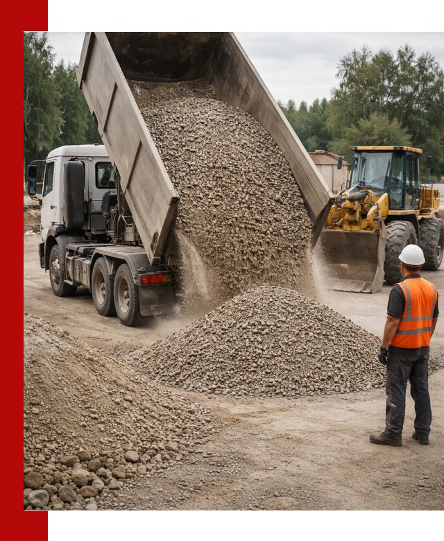 Доставка щпс в Барнауле — щебеночно-песчаная смесь под заборы и дорожки