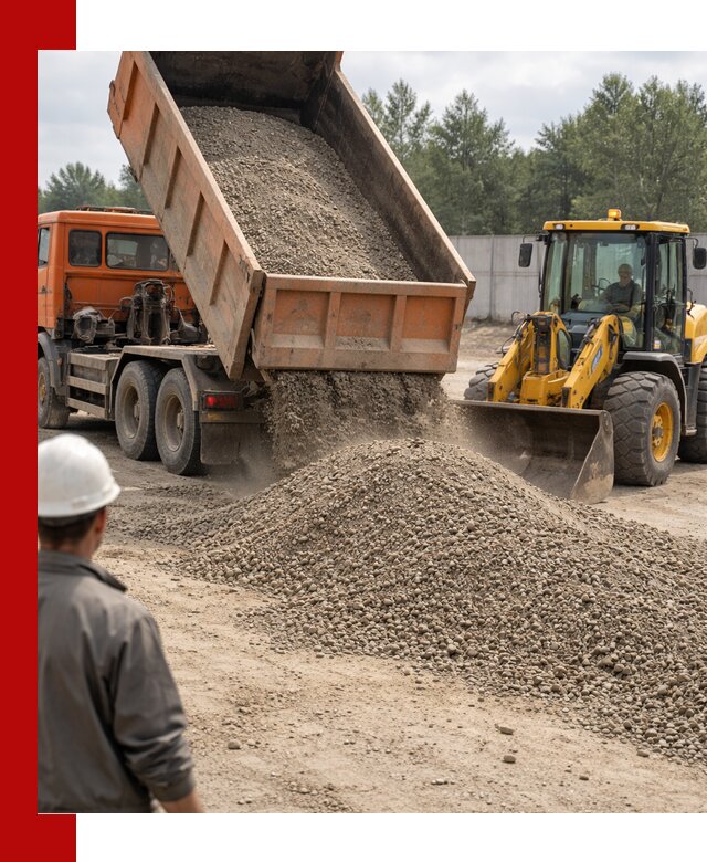 Доставка щпс С8 самосвалами в Барнауле от производителя