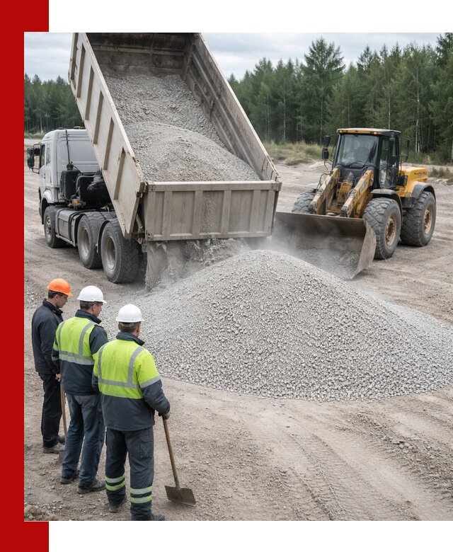 Известняковый отсев 0-5 доставка в Барнауле быстро и выгодно