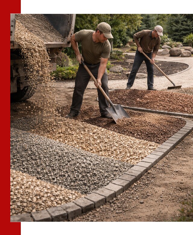 Декоративная крошка для ландшафта в Барнауле — продажа и доставка