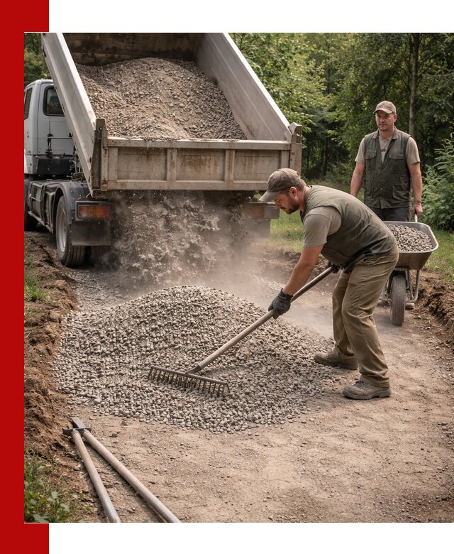 Каменная крошка для дорожек с доставкой в Барнауле