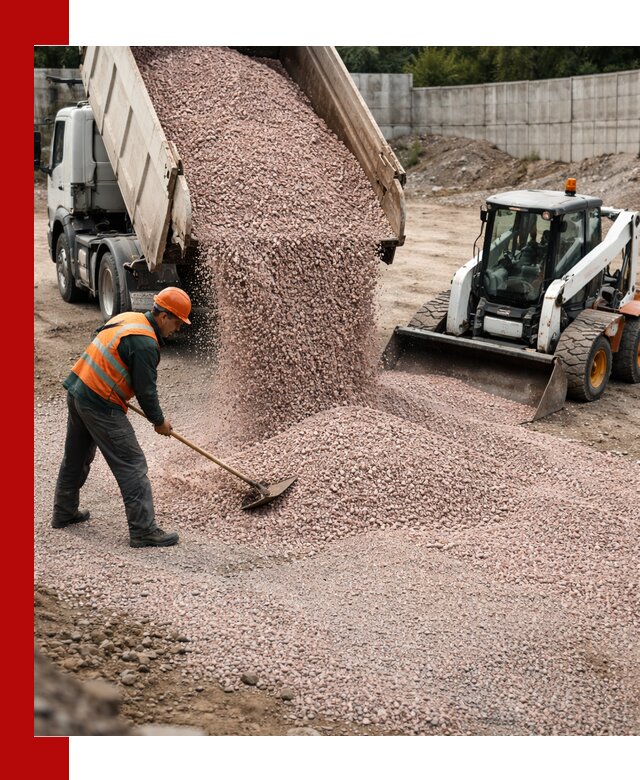 Крошка розовый гранит с доставкой в Барнауле от производителя