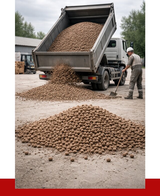 Керамзит с доставкой в Барнауле от 4249 р. за м3 | ПРОНЕРУДБрн