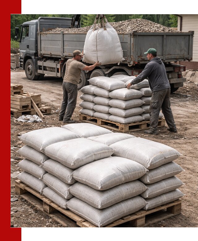 Керамзит в мешках с доставкой в Барнауле от компании-поставщика