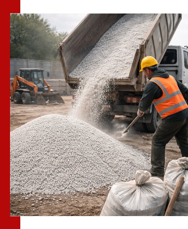 Доставка перлита вспученного в Барнауле оптом и в розницу