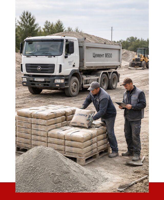 Купить цемент м500 с доставкой в Барнауле от 5260 р. | ПРОНЕРУДБрн