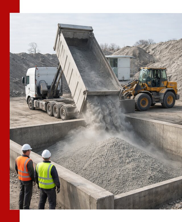 Доставка цемента навалом в Барнауле крупными партиями