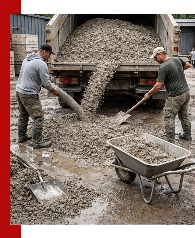 Цементно-песчаная смесь М150 доставка в Барнауле