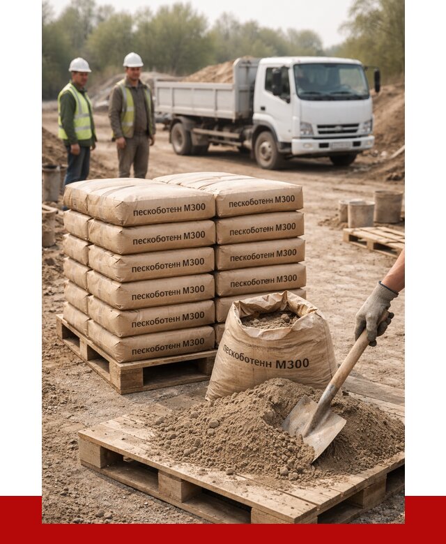 Пескобетон М300 в Барнауле с доставкой от 4704 р. за куб | ПРОНЕРУДБрн