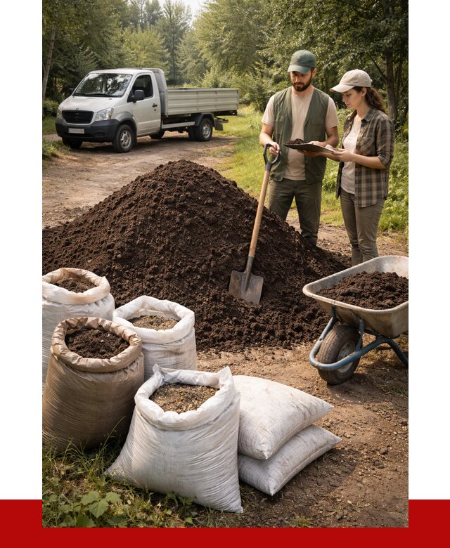 Купить грунт с доставкой в Барнауле от 4552 р. за м3 | ПРОНЕРУДБрн