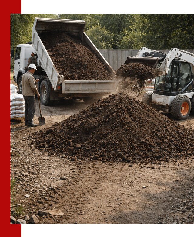 Доставка растительного грунта в Барнауле от производителя оптом и в розницу