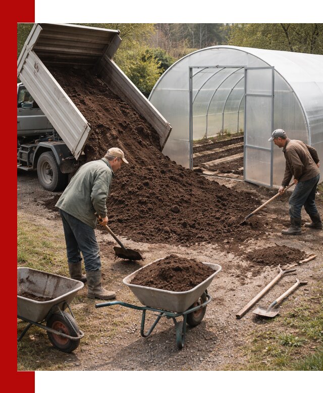 Грунт для теплицы с доставкой в Барнауле — плодородный субстрат под растения