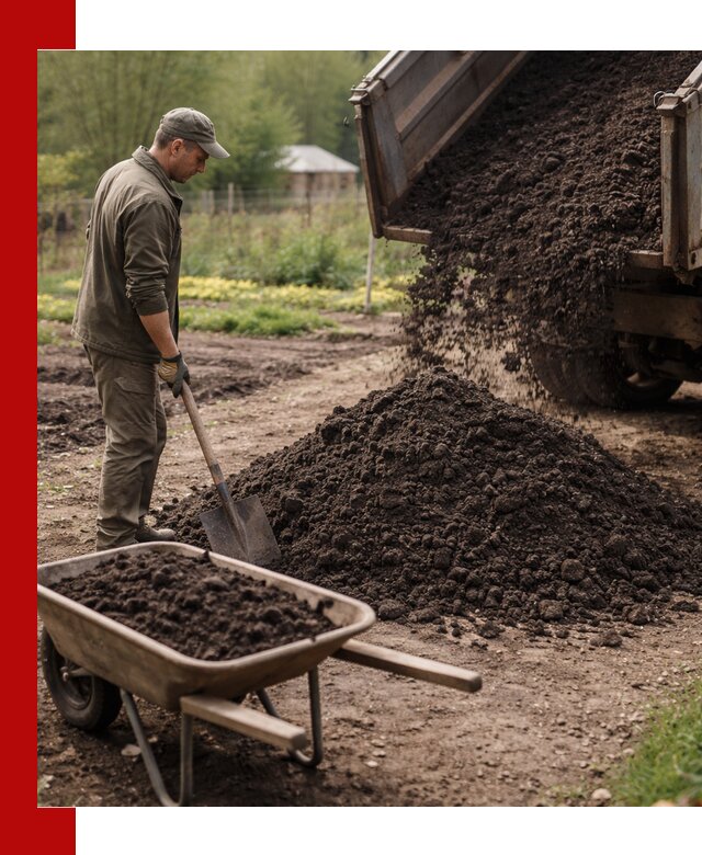 Доставка качественной земли для огорода в Барнауле