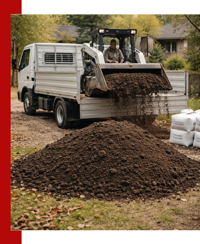 Доставка садовой земли в больших объёмах в Барнауле