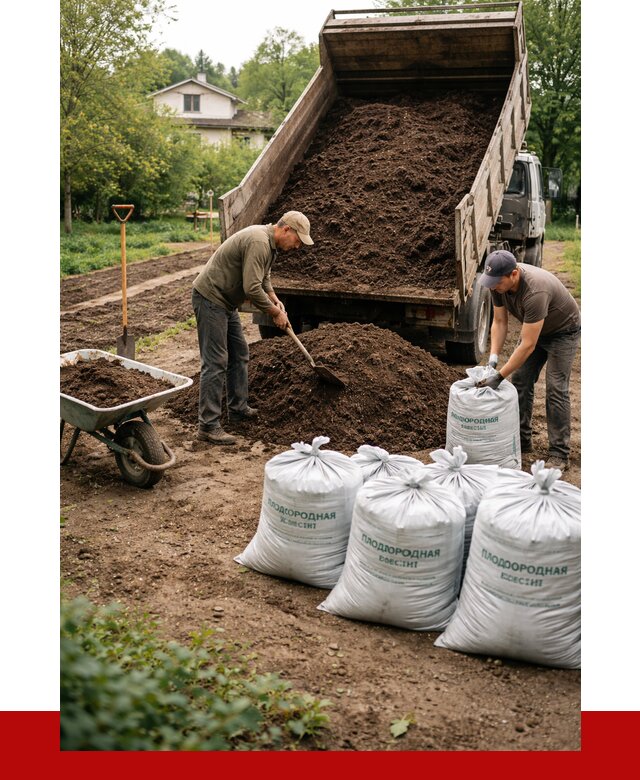 Плодородная смесь в Барнауле от 4249 р./куб с доставкой | ПРОНЕРУДБрн