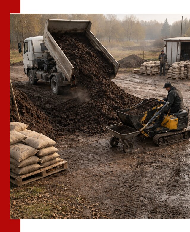 Кислый торф в доставке по выгодным ценам в Барнауле