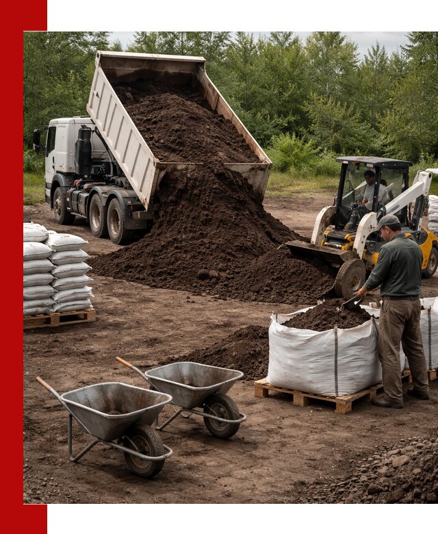 Доставка и продажа торфогрунта в Барнауле оптом и в розницу