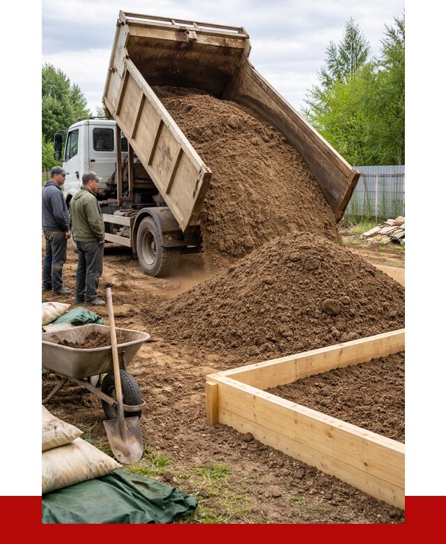 Торфо песчаная смесь в Барнауле с доставкой от 1871 р. | ПРОНЕРУДБрн