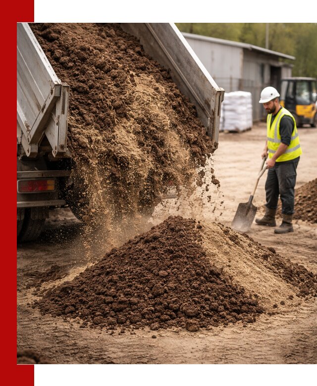 Доставка торфо-песчаной смеси в Барнауле для строительства и озеленения