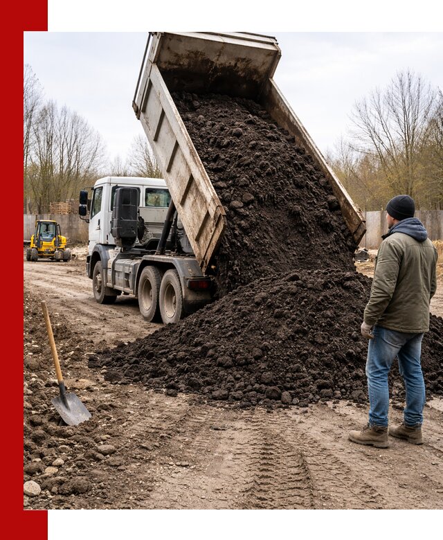 Доставка чернозема навалом в Барнауле быстро и выгодно