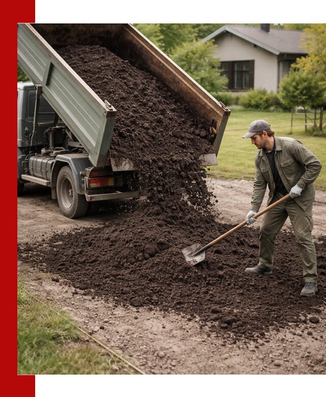 Чернозем для газона с доставкой в Барнауле быстро и качественно