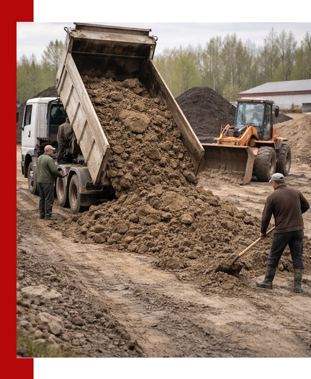 Доставка глин и суглинков в Барнауле оптом и вкрай